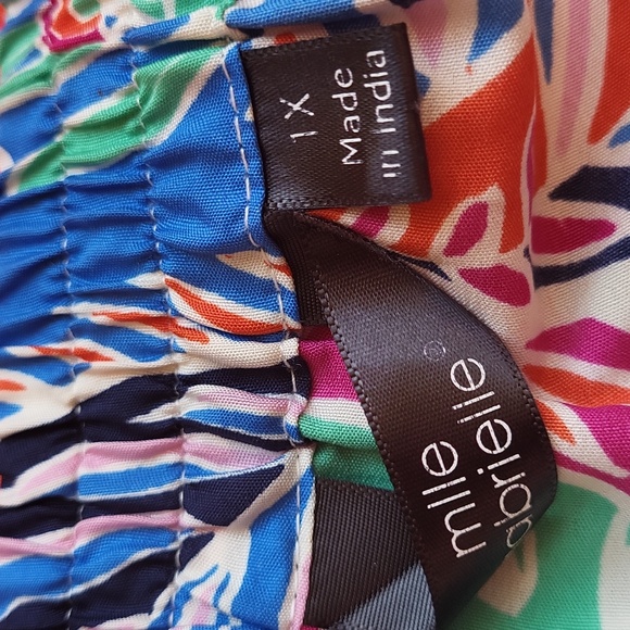 Bright Colorful Floral Maxi Skirt - Picture 2 of 9